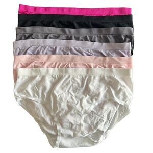 Fruit of the Loom 6pk Panties, Size 5, Multicolored